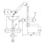 Смеситель для ванны Bugnatese Denver 6402 CR (Хром)