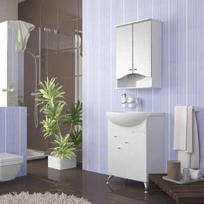 Зеркальный шкаф Mixline Мадлен 52 529467 Белый