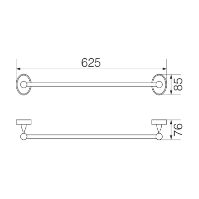Полотенцедержатель Veragio Bonjour VR.BNR-7821.BR Бронза