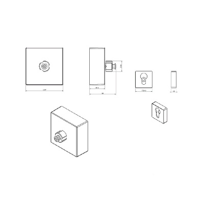 Веревка для белья Langberger 70295 Хром