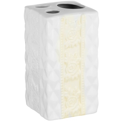 Держатель для зубных щеток Fora Diamond FOR-DM044 Белый