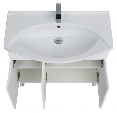 Комплект мебели для ванной San Star Bianco 85 141.1-1.5.1.+191676+152.1-2.5.1. Белый