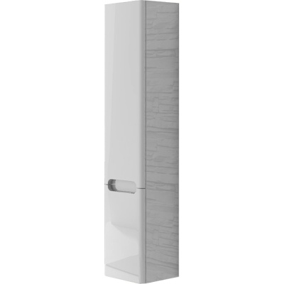 Шкаф пенал SanVit Форма 32 с фактурой под дерево подвесной Лиственница