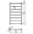 Полотенцесушитель Zehnder Stalox STX-080-045 Белый