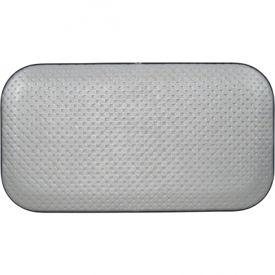 Корзина для белья Cameya Punto PGH-B большая Серая, кант хром