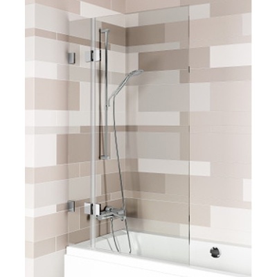 Шторка на ванну Riho Scandic 85 профиль Матовый хром стекло прозрачное Шторка на ванну Riho Scandic 85 профиль Матовый хром стекло прозрачное