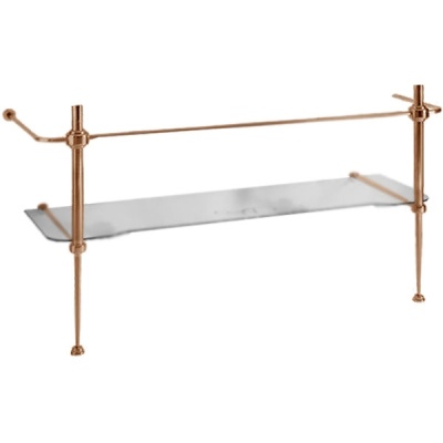 Консоль с полкой Kerasan Waldorf 150 9195K3 Бронза