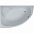 Акриловая ванна Aquanet Lyra 150x100 L 00254757 без гидромассажа