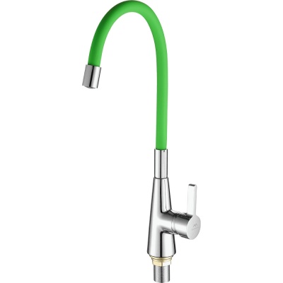 Смеситель для кухни Fashun A4153-B05 Зеленый Хром