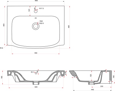 Комплект мебели для ванной AM.PM Like 65 Белый