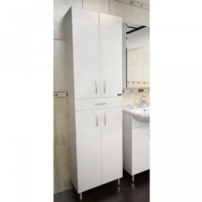 Шкаф пенал СанТа Стандарт 50 Белый