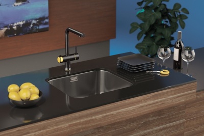 Смеситель для кухни Omoikiri Hotaru CH WH Хром Белый 4994051