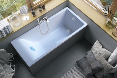 Ванна из литьевого мрамора Marmo Bagno Алесса 180x80 MB-AL180-80 с ножками без гидромассажа