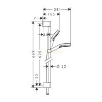 Комплект смесителей Hansgrohe SET Logis E 70 (a) Хром