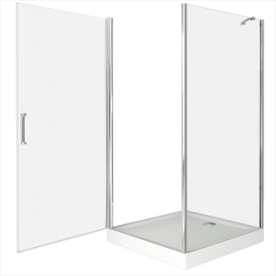 Душевой уголок Good Door Pandora CR-90-C-CH 90x90 профиль Хром стекло прозрачное