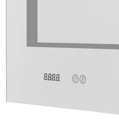 Зеркало Акватон Сакура 120 1A220002SKW80 с подсветкой с сенсорным выключателем и часами