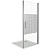 Душевая дверь в нишу Good Door Fantasy DR-100-F-CH 100 профиль Хром стекло прозрачное с рисунком
