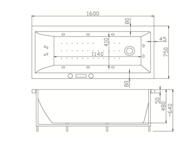 Акриловая ванна Victory Spa Essence Без системы управления