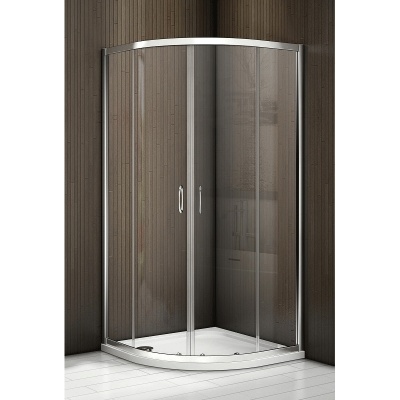 Душевой уголок Good Door Neo R-80-С-CH 80х80 профиль Хром стекло прозрачное