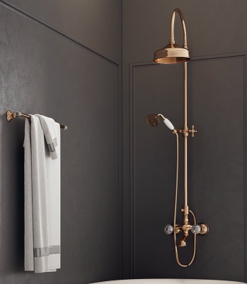 Душевая система Webert Karenina KA721208 Хром кристаллы Swarovski