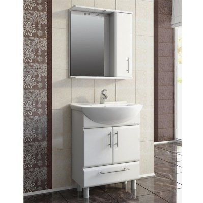 Тумба под раковину Vigo Vito 65 V-1-650(Элеганс) Белая