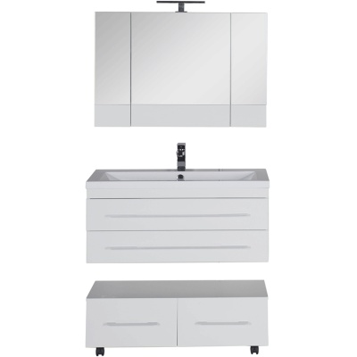 Комплект мебели для ванной Aquanet Нота 100 230300 подвесной Белый
