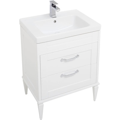 Тумба под раковину Aquanet Денвер 65 199210 Белый глянец