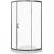 Душевой уголок AM.PM Bliss L 90x90 радиальный с поддоном профиль Хром матовый стекло прозрачное Душевой уголок AM.PM Bliss L 90x90 радиальный с поддоном профиль Хром матовый стекло прозрачное