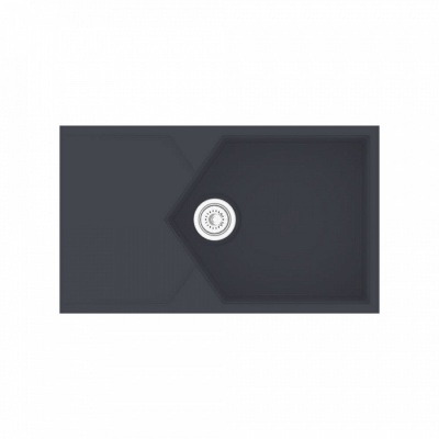 Кухонная мойка KitKraken Sea Graphite 85 Темно-серая