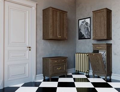 Комод ValenHouse Лиора 65 L65_2KКDКЗ Кальяри ручки Золото