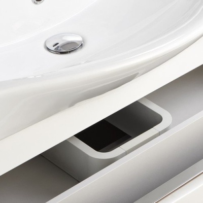 Тумба под раковину Акватон Капри 60 подвесная 1A230101KP010 Белая