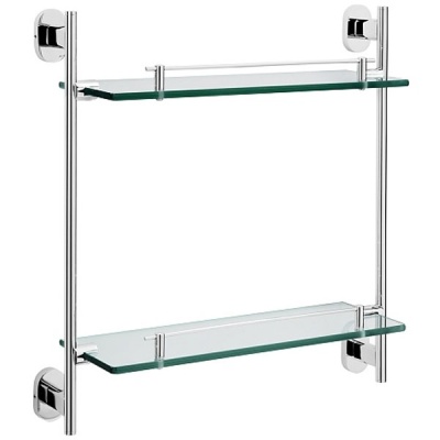 Стеклянная полка Raiber R50117 Хром