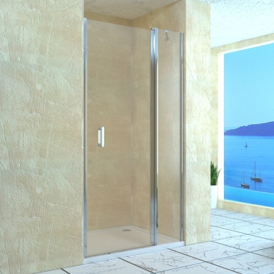 Душевая дверь в нишу RGW Leipzig LE-04 100 профиль Хром стекло прозрачное