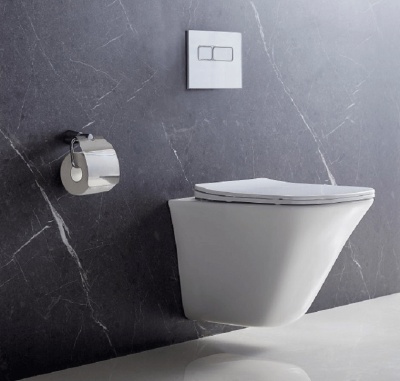 Унитаз BelBagno Marmi BB052CHR подвесной без сиденья