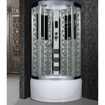 Душевая кабина Niagara Lux 7790 90x90 профиль Золото задняя стенка Золото