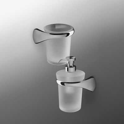 Стакан для зубных щеток Colombo Design Link В2402 DX.000 Белый, Хром