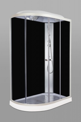 Душевая кабина Parly Classic Эконом EC121R 120х215 профиль Сатин стекло тонированное