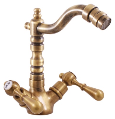 Смеситель для биде Rav Slezak Morava retro MK320.5/9 хром, с ручкой МК3