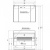Тумба под раковину Aquanet Бруклин 100 203961 подвесная Белая