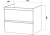 Комплект мебели для ванной San Star Arista 65 180.1-1.5.1.+640214+38.1-2.4.1. подвесной Белый
