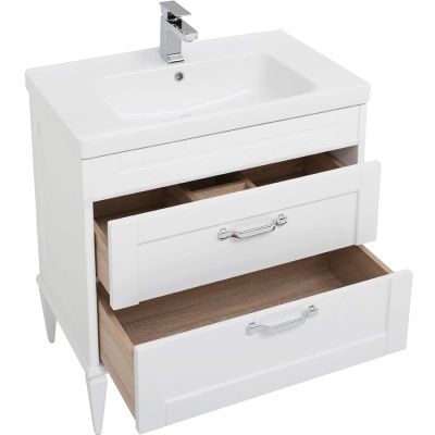 Комплект мебели для ванной Aquanet Денвер 80 203638 Белый глянец