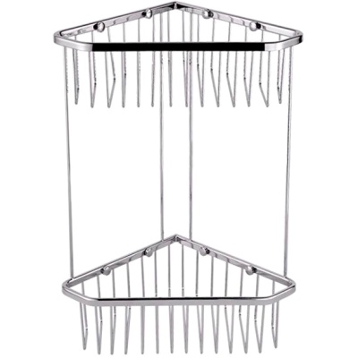 Полка корзина Aquanet 8191 угловая Хром