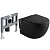 Комплект унитаза Cerutti SPA C-376C-Black 7276 с импульсным смывом с инсталляцией с сиденьем Микролифт