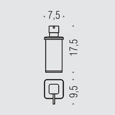 Дозатор для жидкого мыла Colombo Design Lulu B9322.gold Золото