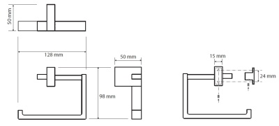 Держатель туалетной бумаги Bemeta Gamma 145812022 Хром