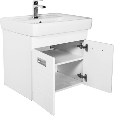 Тумба с раковиной Orange Таис 60 подвесная Белая