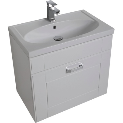 Комплект мебели для ванной Aquanet Рондо 70 195706 подвесной Белый