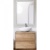 Комплект мебели для ванной BelBagno SET-KRAFT-600-RNN-C-BB344-LOY-GRT-600/800 с зеркалом и смесителем Rovere Nebrasca Nature, столешница - Cemento (без нанесения узора)
