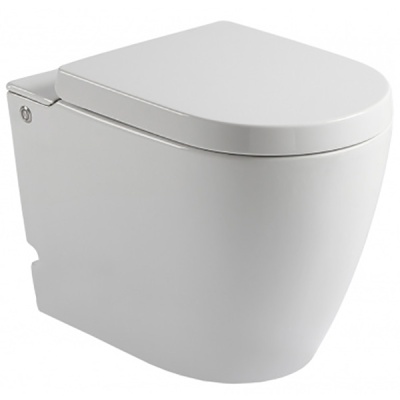 Унитаз Cerutti SPA B-376B 7264 с импульсным смывом приставной с сиденьем Микролифт