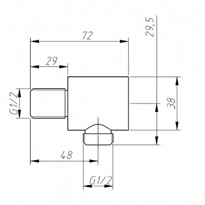 Шланговое подключение Aquanet Steel AF210-92S Сатин